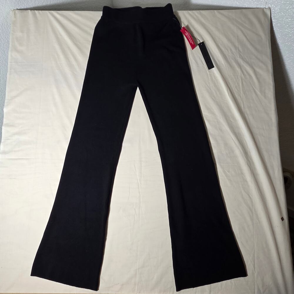 Carbon38 Ribbed Flare Pants - Women's XS - Black - NWT
